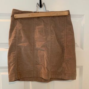 Free People Camel Skirt